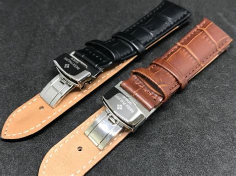 patek philippe band leather|patek philippe strap sizes.